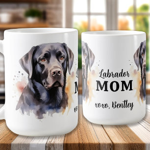 Black Labrador - Mothers Day Dog - Lab Dog Mum Coffee Mug