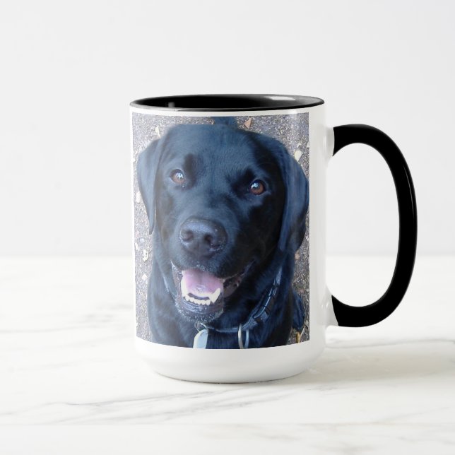 Black Labrador Mug (Right)