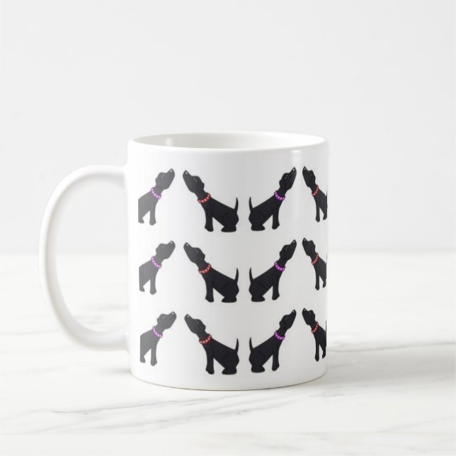 Black Labrador Mug (Left)