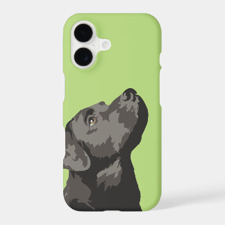 Black Labrador Phone Case (Choose Your Own Color)
