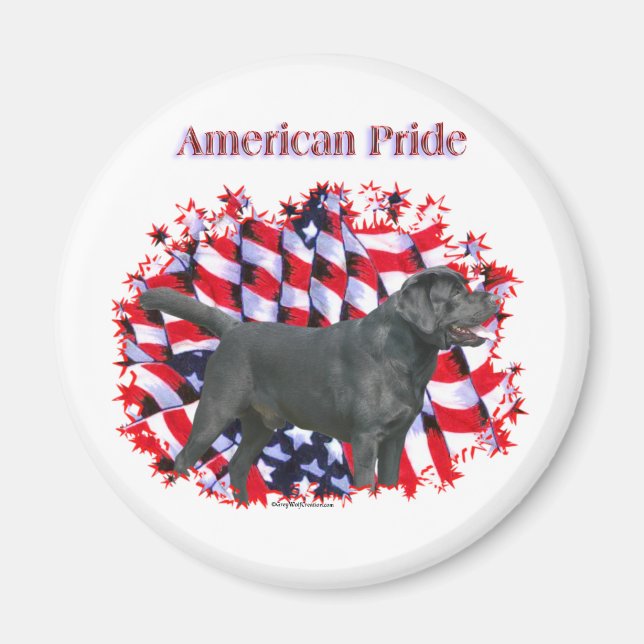 Black Labrador Pride - Magnet (Front)