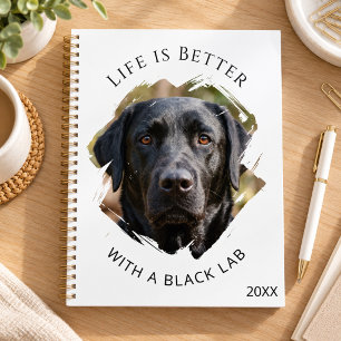 Black Labrador quote photo 2027 Planner