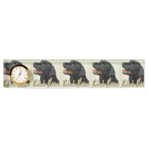 Black Labrador Retriever Art Gifts Nameplate