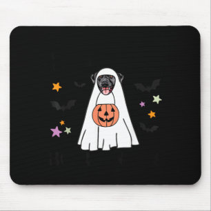 Black Labrador Retriever Boo Ghost Dog Lover Happy Mouse Pad