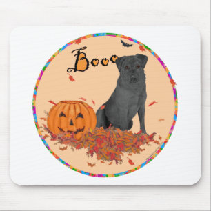 Black Labrador Retriever Boo! Mouse Pad
