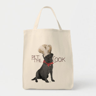 Black Labrador Retriever Chef Tote Bag