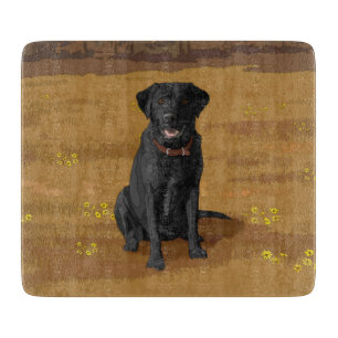 Black Labrador Retriever Dog Lover Gift Cutting Board