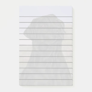 Black Labrador Retriever Dog Print Post-it Notes