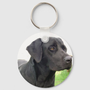 Black Labrador Retriever Keychain