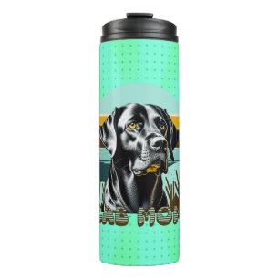 Black Labrador Retriever   Lab Mum Thermal Tumbler