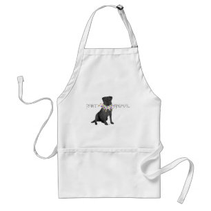 Black Labrador Retriever Party Standard Apron