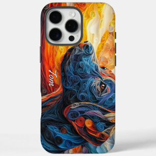 Black Labrador Retriever Portrait iPhone 16 Pro Max Case