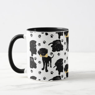 Black Labrador Retriever Puppies Mug
