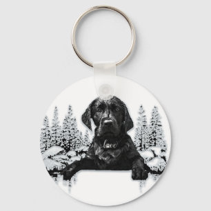 Black Labrador Retriever puppy T-Shirt Throw Pil Key Ring