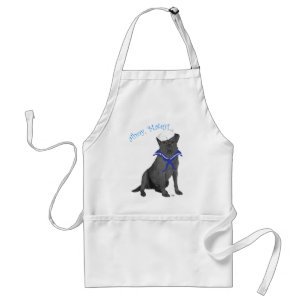 Black Labrador Retriever Sailor Standard Apron