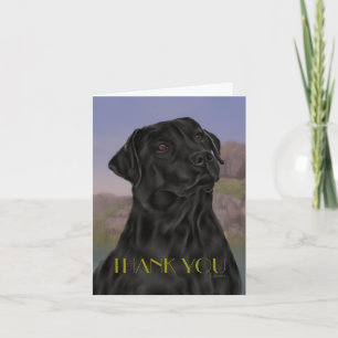 Black Labrador Retriever Thank you