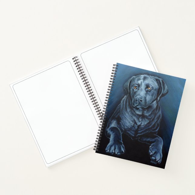Black Labrador Sketchpad English Retriever Book (Inside)