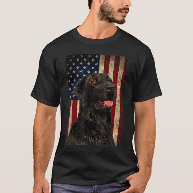 Black Labrador T-Shirt (Front)