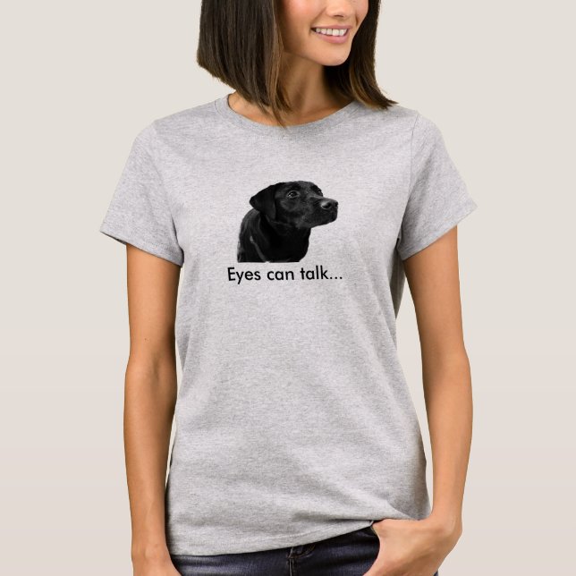 Black Labrador t shirt (Front)