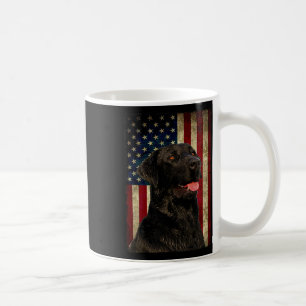 Black Labrador T Shirt Gift Usa Flag Lab Owner Duc Coffee Mug
