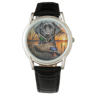 Black Labrador Watch, Labrador Retriever Watch