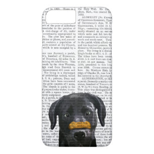 Black Labrador With Bone on Nose iPhone 8 Plus/7 Plus Case