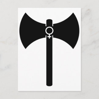Black Labrys Postcard