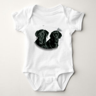 Black Labs Baby Bodysuit