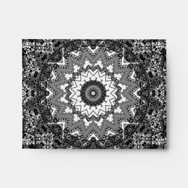 Black lace envelope (Front)