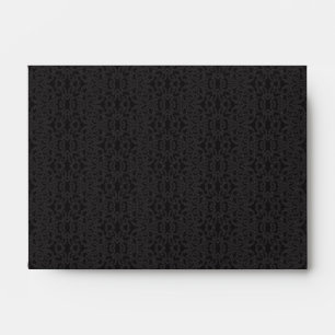 Black Lace Envelope - A6