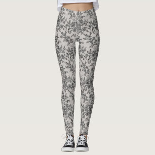 Black Lace Leggings