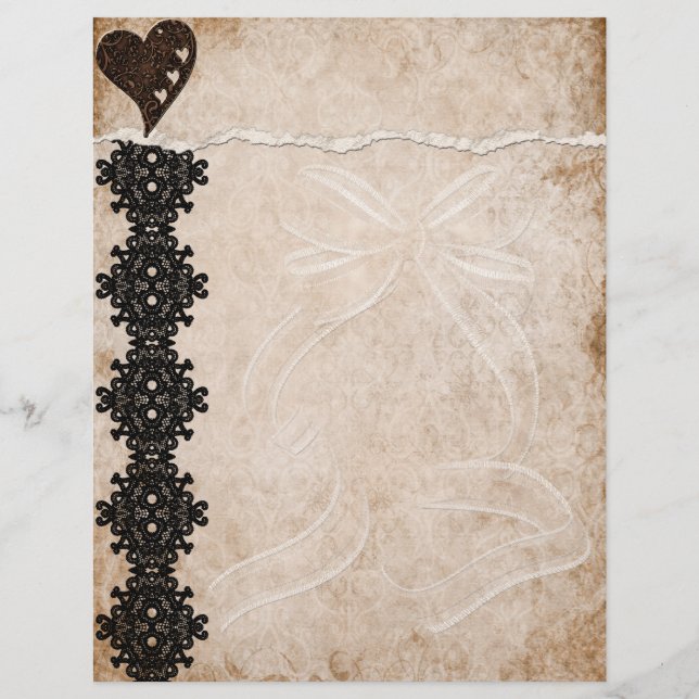 Black Lace Letterhead (Front)