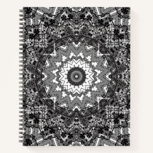 Black lace notebook