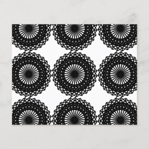 Black Lace Pattern Design. Custom