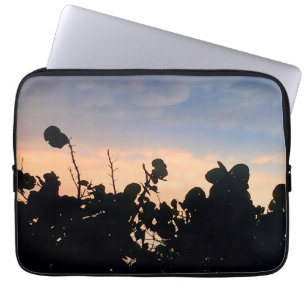 Black Lace Sunset Laptop Sleeve