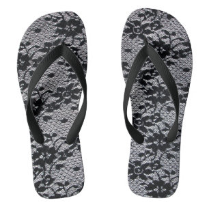 Black Lace Thongs
