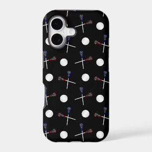 Black lacrosse pattern