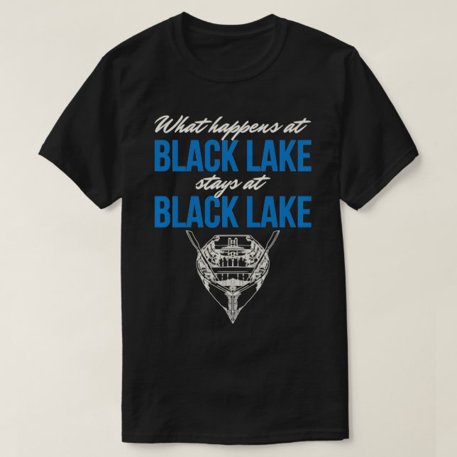 Black Lake Lake Life Pullover  (Design Front)