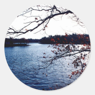 Black Lake ,NY Classic Round Sticker
