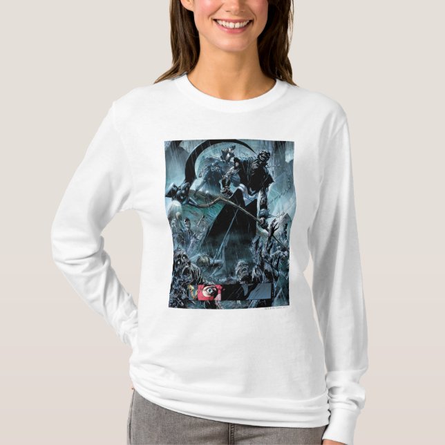 Black Lantern Corps Panel T-Shirt (Front)