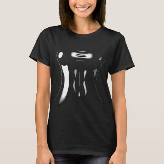 [Black Latex] Glossy latex T-shirt