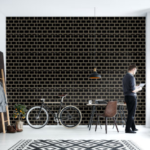 Black Lattice Geo Wallpaper