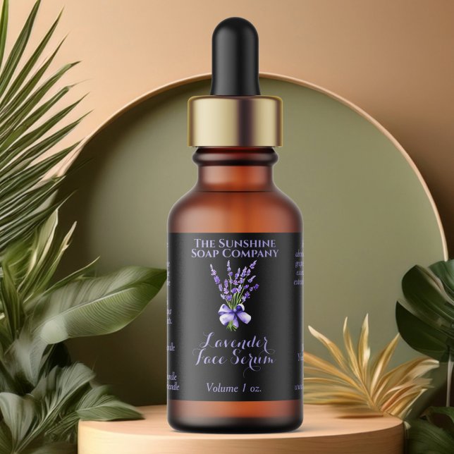 Black Lavender Dropper bottle label 2.375 x 1.25 (Creator Uploaded)