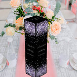 Black lavender elegant birthday wine box<br><div class="desc">A classic black background. Decorated with lavender,  violet confetti.  Personalise and add a name,  age and the date.</div>