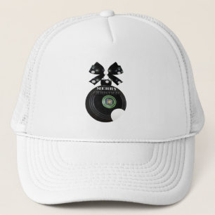 Black Lawn Bowls Christmas Bauble, Trucker Hat