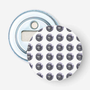 Black Lawn Bowls On White, Bottle Opener