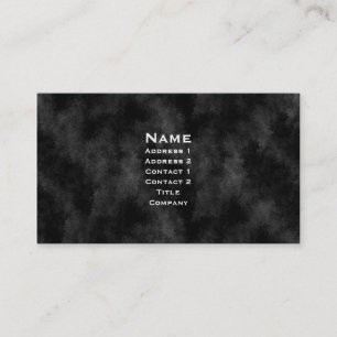 Black Leather Gothic Business Card