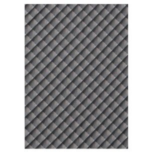 Black leather-look pattern tablecloth