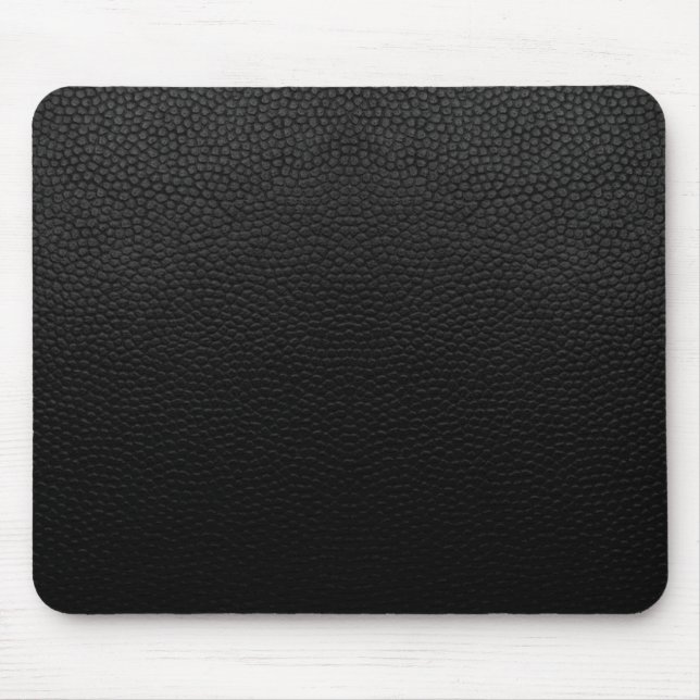 Black Leather Mouse Pad (Front)