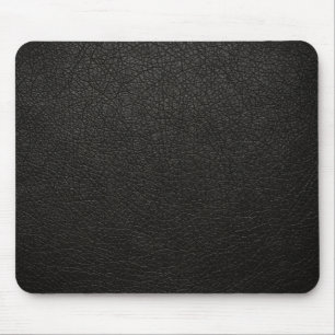Black Leather Texture Background Mouse Pad